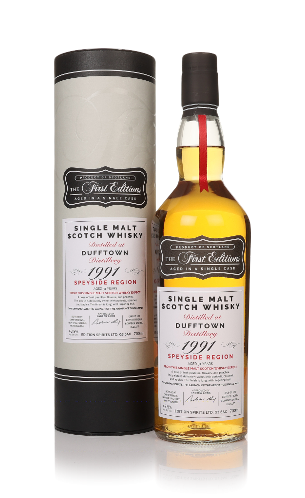 Dufftown 31 Year Old 1991 (cask 21175) - The First Editions (Hunter Laing) (No Box / Torn Label) 70cl product image