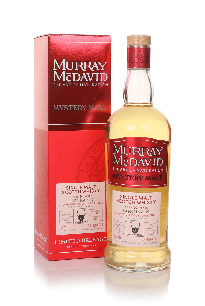 Safe Haven 8 Year Old 2014 Grapefruit Sour Cask Finish - Mystery Malt (Murray McDavid) (No Box / Torn Label) 70cl product image