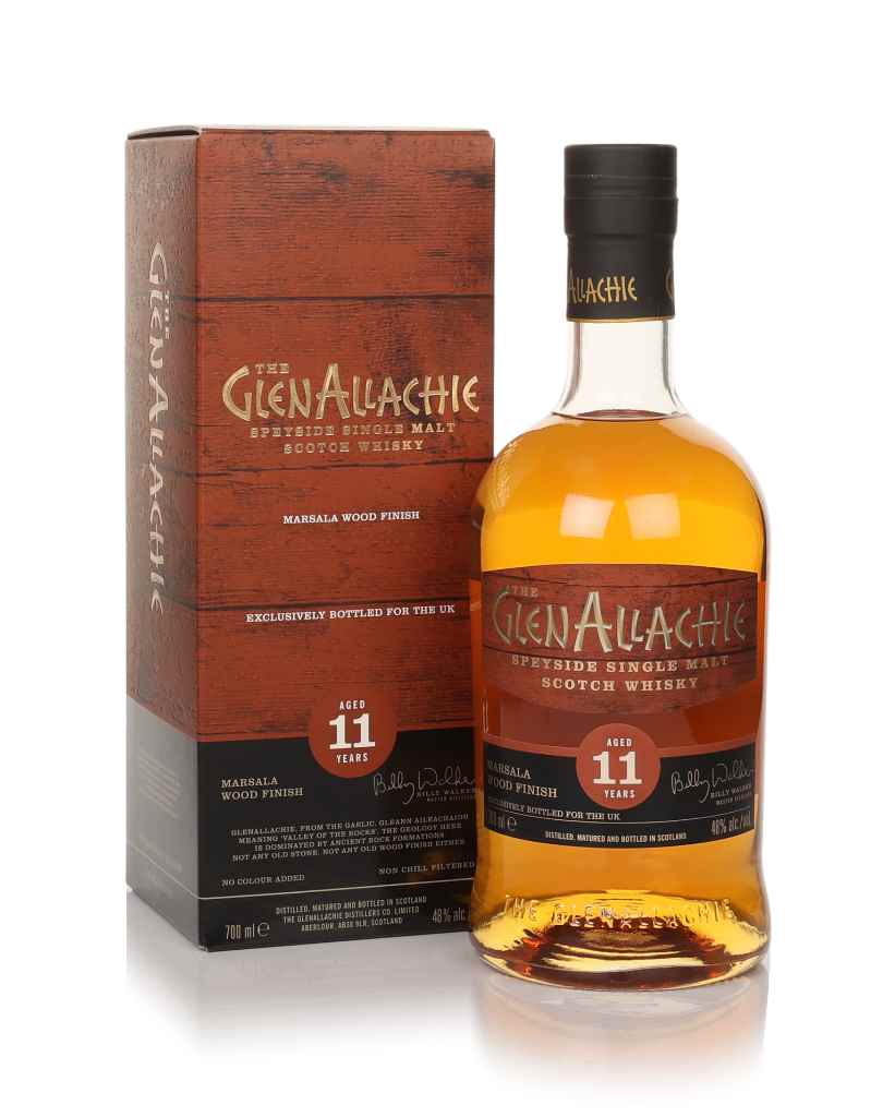 GlenAllachie 11 Year Old Marsala Wood Finish (No Box / Torn Label) 70cl product image