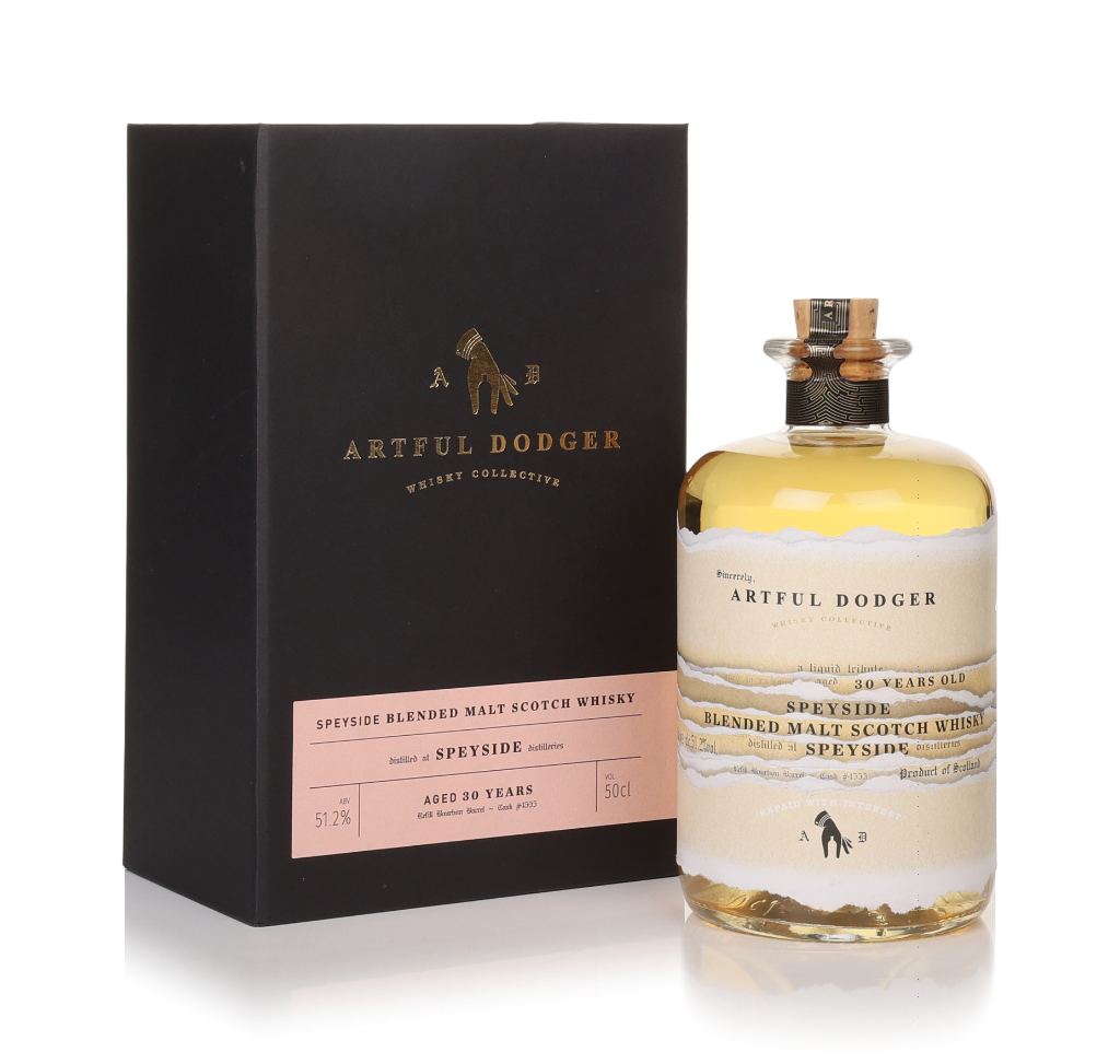 Speyside 30 Years Old 1989 (cask 4555) - The Artful Dodger (No Box / Torn Label) 50cl product image