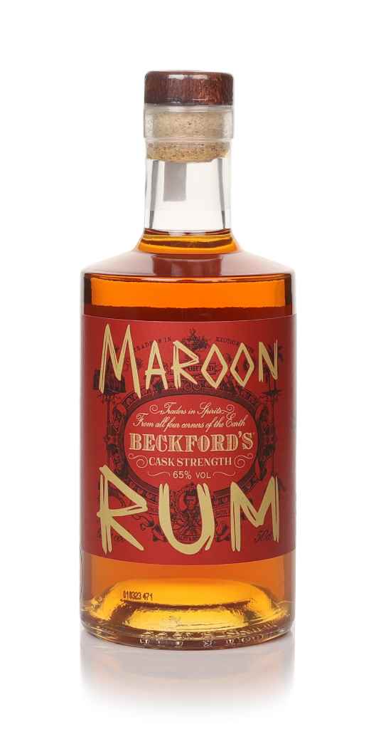 Beckford's Maroon Cask Strength Rum (No Box / Torn Label) 50cl product image