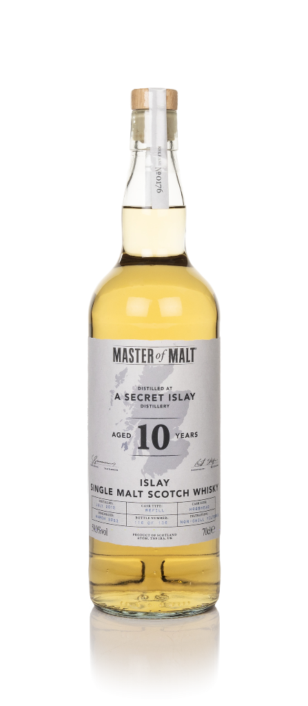 Secret Islay 10 Year Old 2012 (Master of Malt) (No Box / Torn Label) 70cl product image