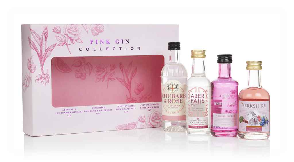 Pink Gin Collection (4 x 50ml) (No Box / Torn Label) 20cl product image