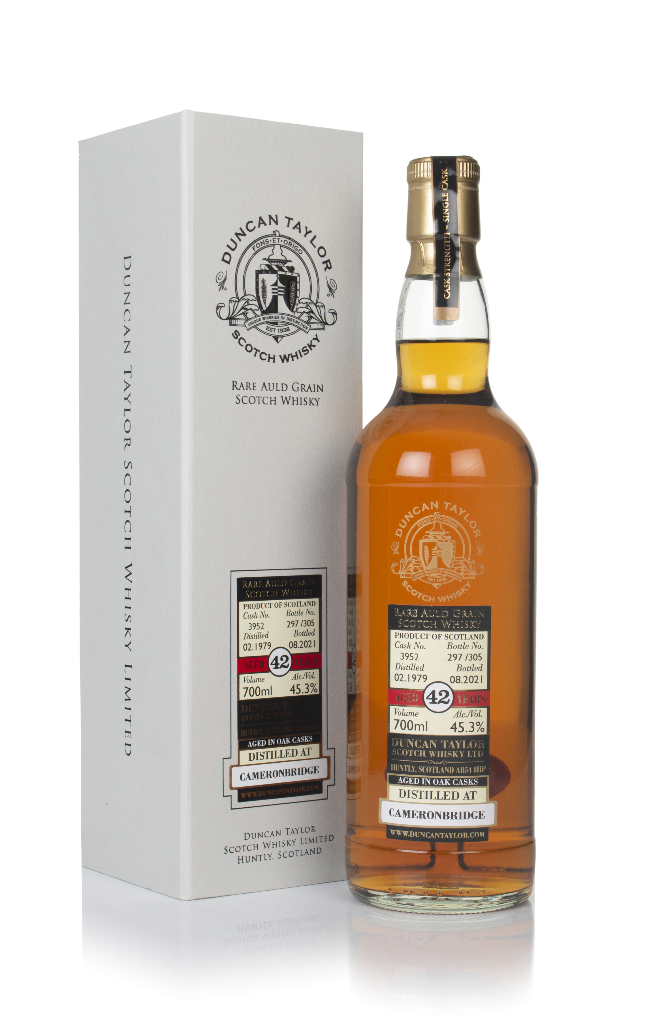 Cameronbridge 42 Year Old 1979 (cask 3952) - Rare Auld (Duncan Taylor) (No Box / Torn Label) 70cl product image