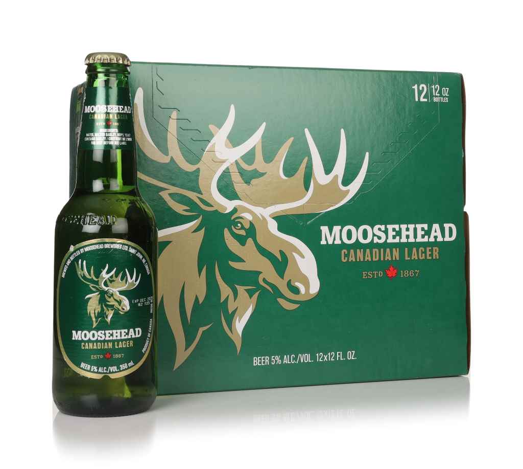 Moosehead Lager (2x12x350ml) (No Box / Torn Label) 840cl product image