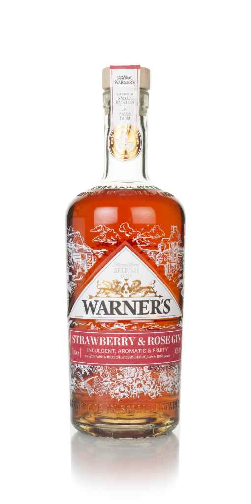 Warner's Strawberry & Rose Gin (No Box / Torn Label) 70cl product image