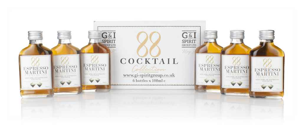 88 Cocktail Espresso Martini Cocktail Mix (6 x 100ml) (No Box / Torn Label) 60cl product image