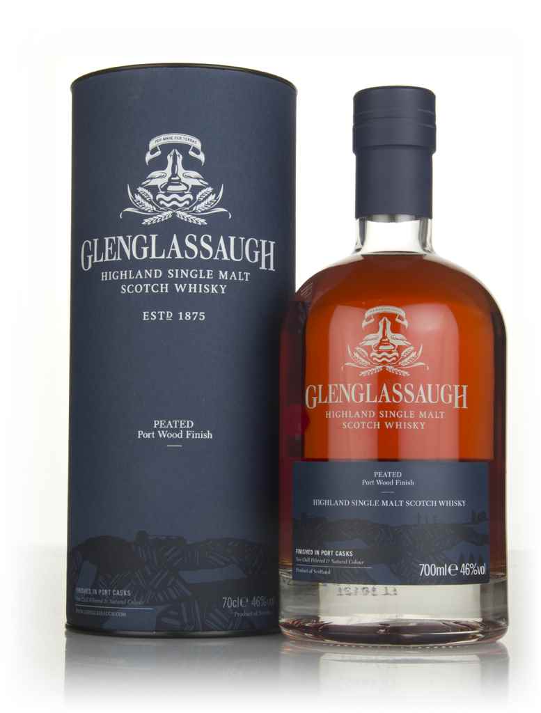 Glenglassaugh Peated Port Wood Finish (No Box / Torn Label) 70cl product image