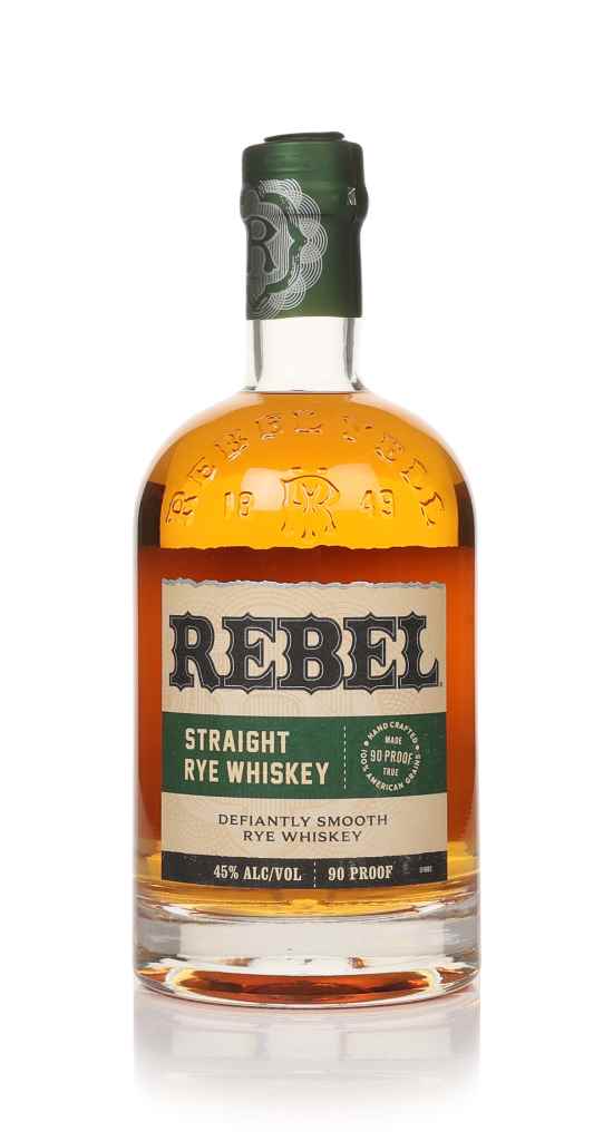 Rebel Yell Straight Rye Whiskey (No Box / Torn Label) 70cl product image