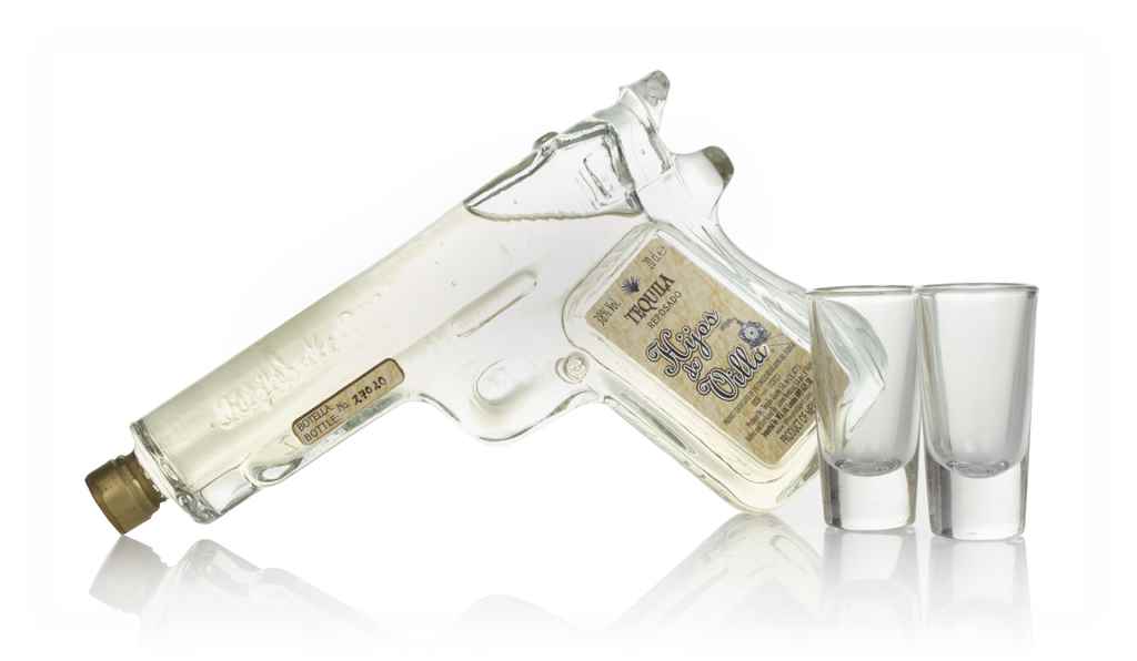Hijos de Villa Tequila Reposado Pistol (without presentation box) (No Box / Torn Label) 20cl product image