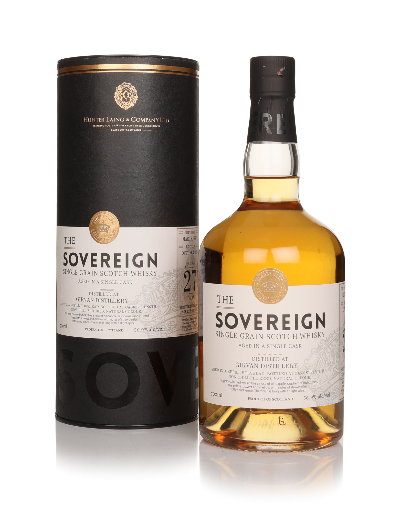 Girvan 27 Year Old 1997 (cask 20242) - The Sovereign (Hunter Laing) (No Box / Torn Label) 70cl product image