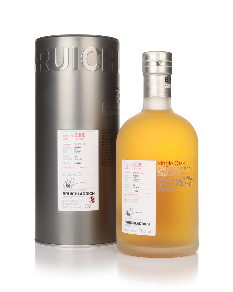 Bruichladdich 14 Year Old 2009 (cask 2222) - Micro-Provenance Series (Master of Malt Exclusive) (No Box / Torn Label) 70cl product image