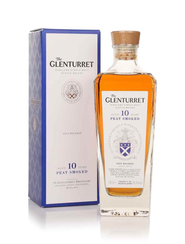 The Glenturret 10 Year Old Peat Smoked (2023 Release) (No Box / Torn Label) 70cl product image