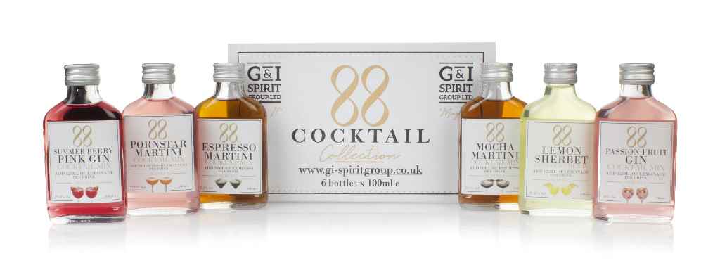 88 Cocktail Collection (6 x 100ml) (No Box / Torn Label) 60cl product image