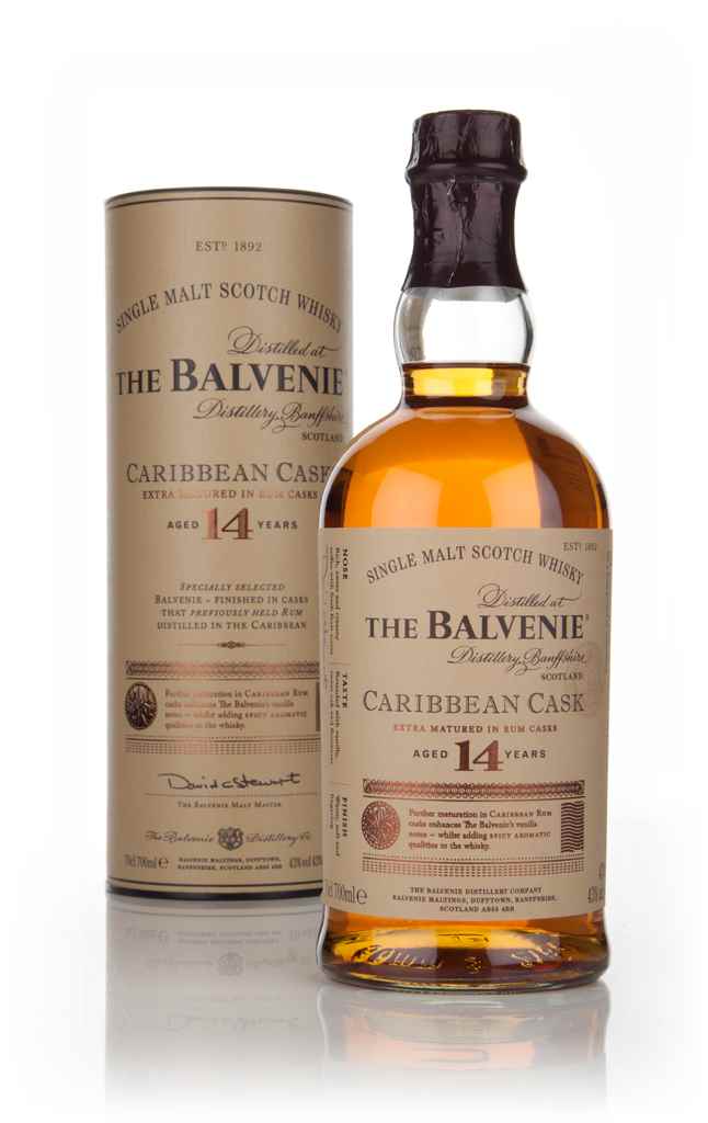 Balvenie 14 Year Old Caribbean Cask (No Box / Torn Label) 70cl product image