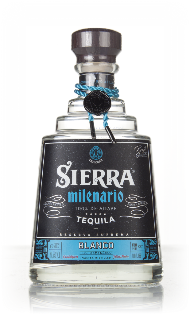 Sierra Milenario Tequila Blanco (No Box / Torn Label) 70cl product image