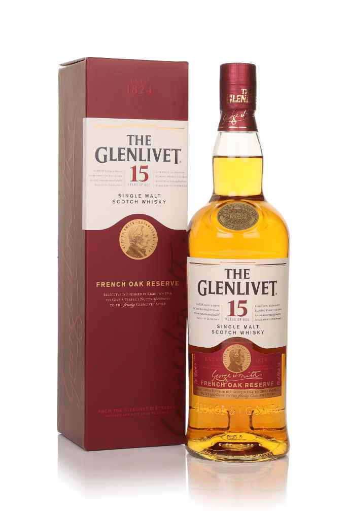 The Glenlivet 15 Year Old French Oak Reserve (No Box / Torn Label) 70cl product image