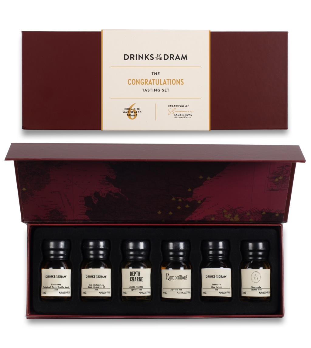 Congratulations Rum Tasting Set (Red) 18cl product image