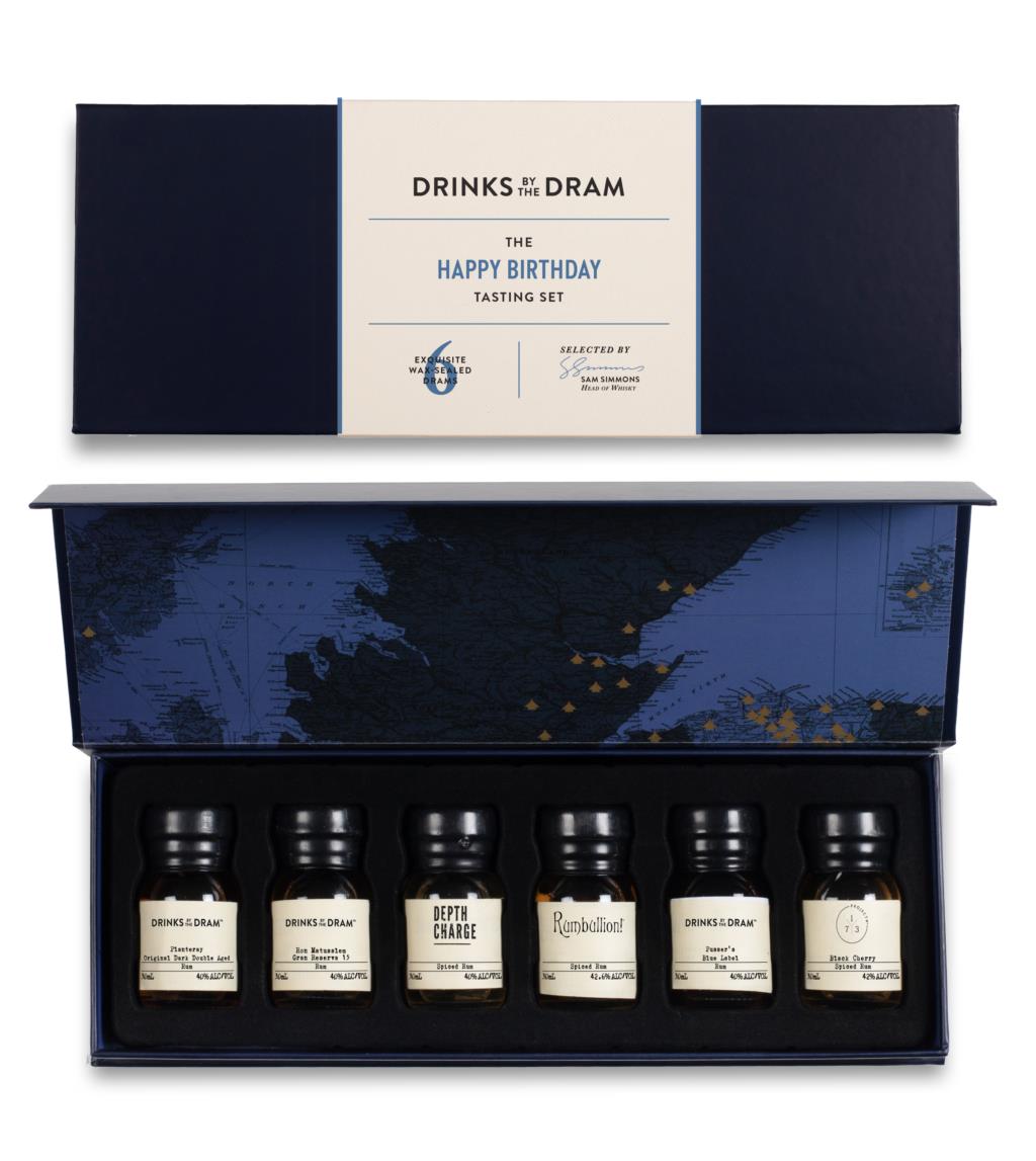 Happy Birthday Rum Tasting Set (Blue) 18cl product image