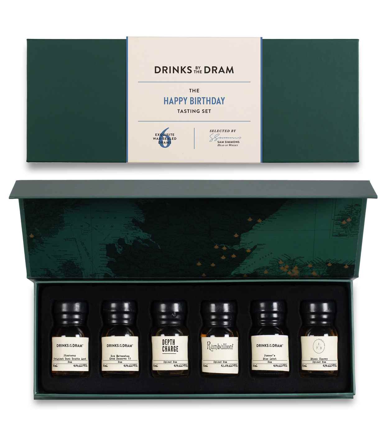 Happy Birthday Rum Tasting Set (Green) 18cl product image
