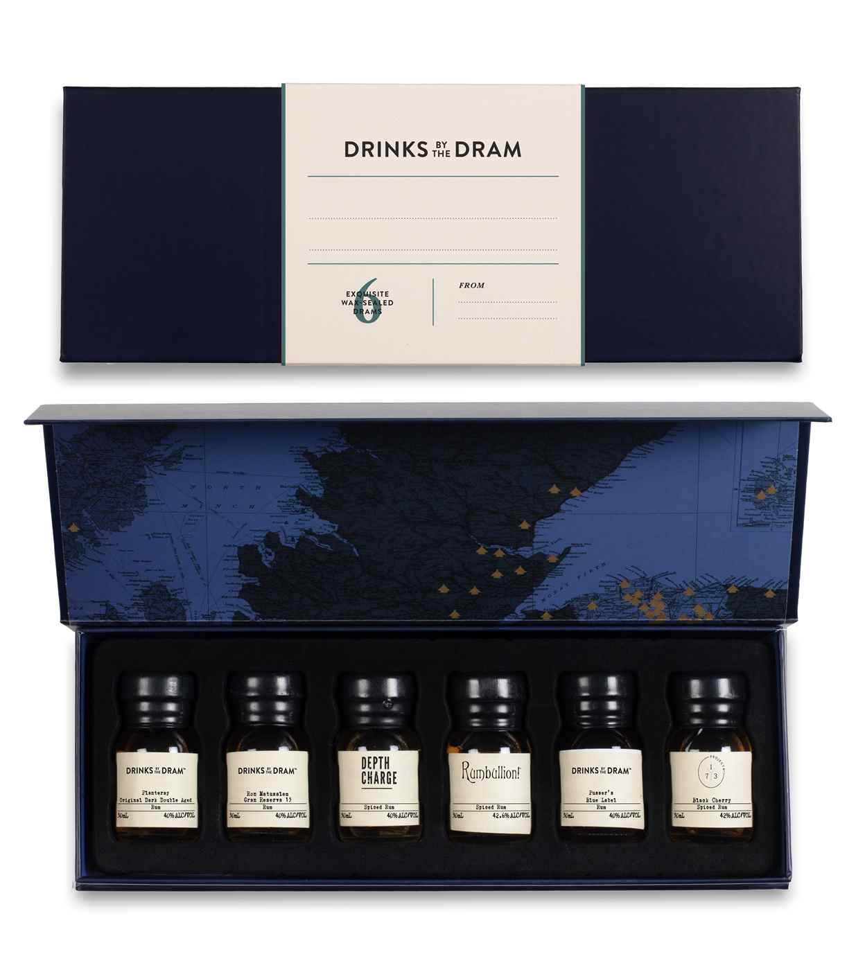 Blank - Write your own message Rum Tasting Set (Blue) 18cl product image