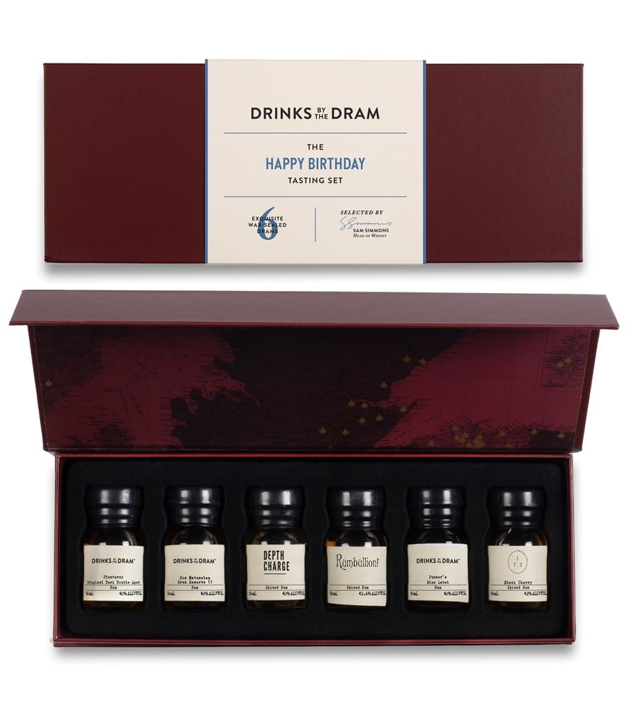 Happy Birthday Rum Tasting Set (Red) 18cl product image
