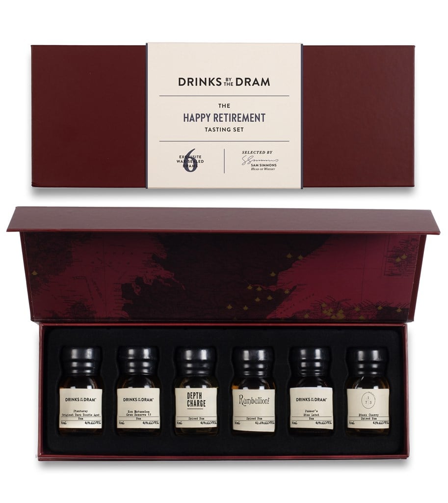 Retirement Rum Tasting Set (Red) 18cl product image