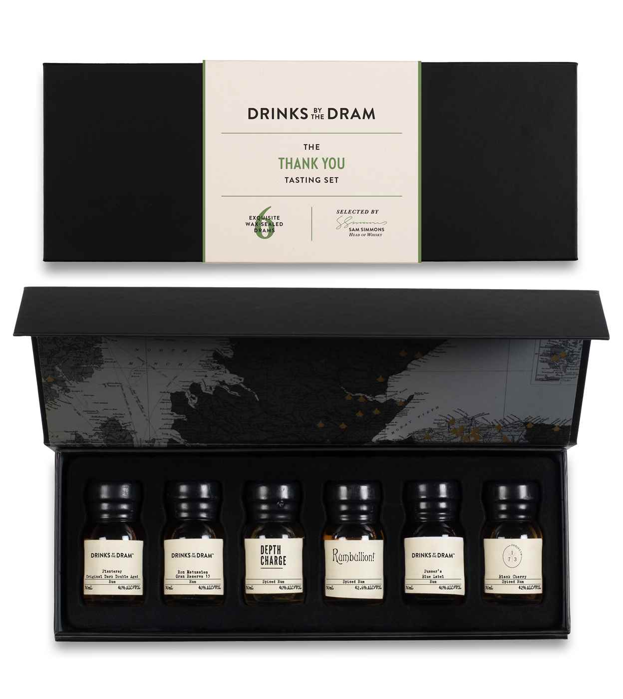 Thank You Rum Tasting Set (Black) 18cl product image