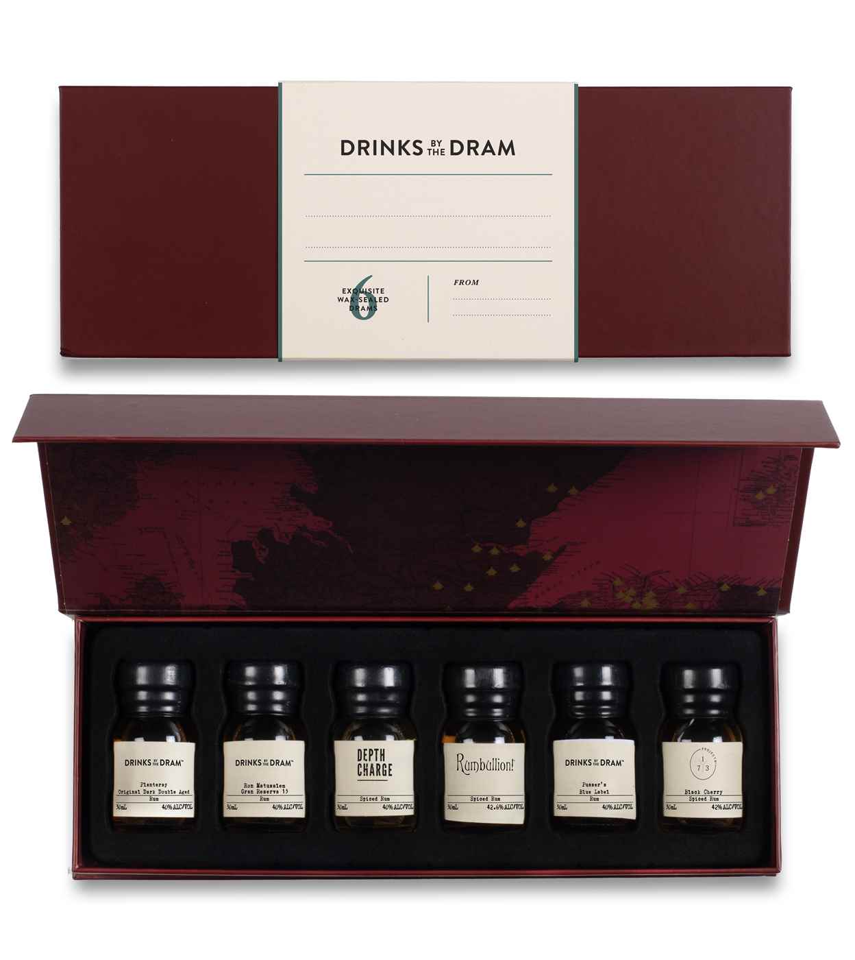 Blank - Write your own message Rum Tasting Set (Red) 18cl product image