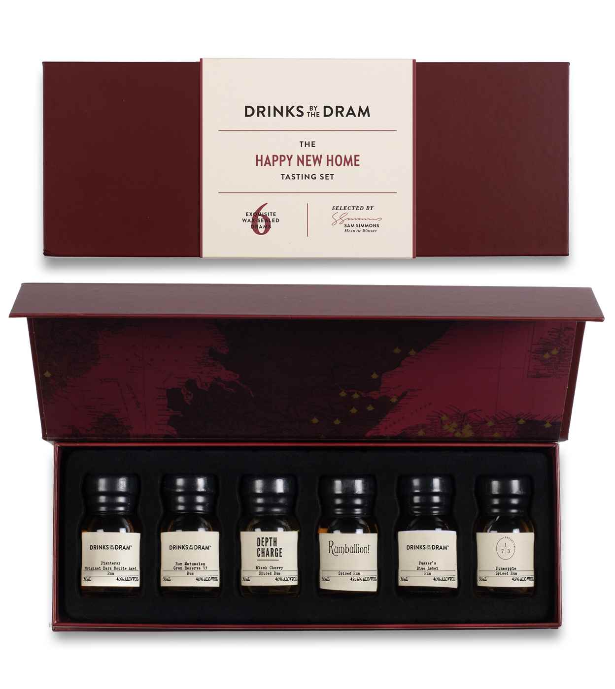 Happy New Home Rum Tasting Set (Red) 18cl product image