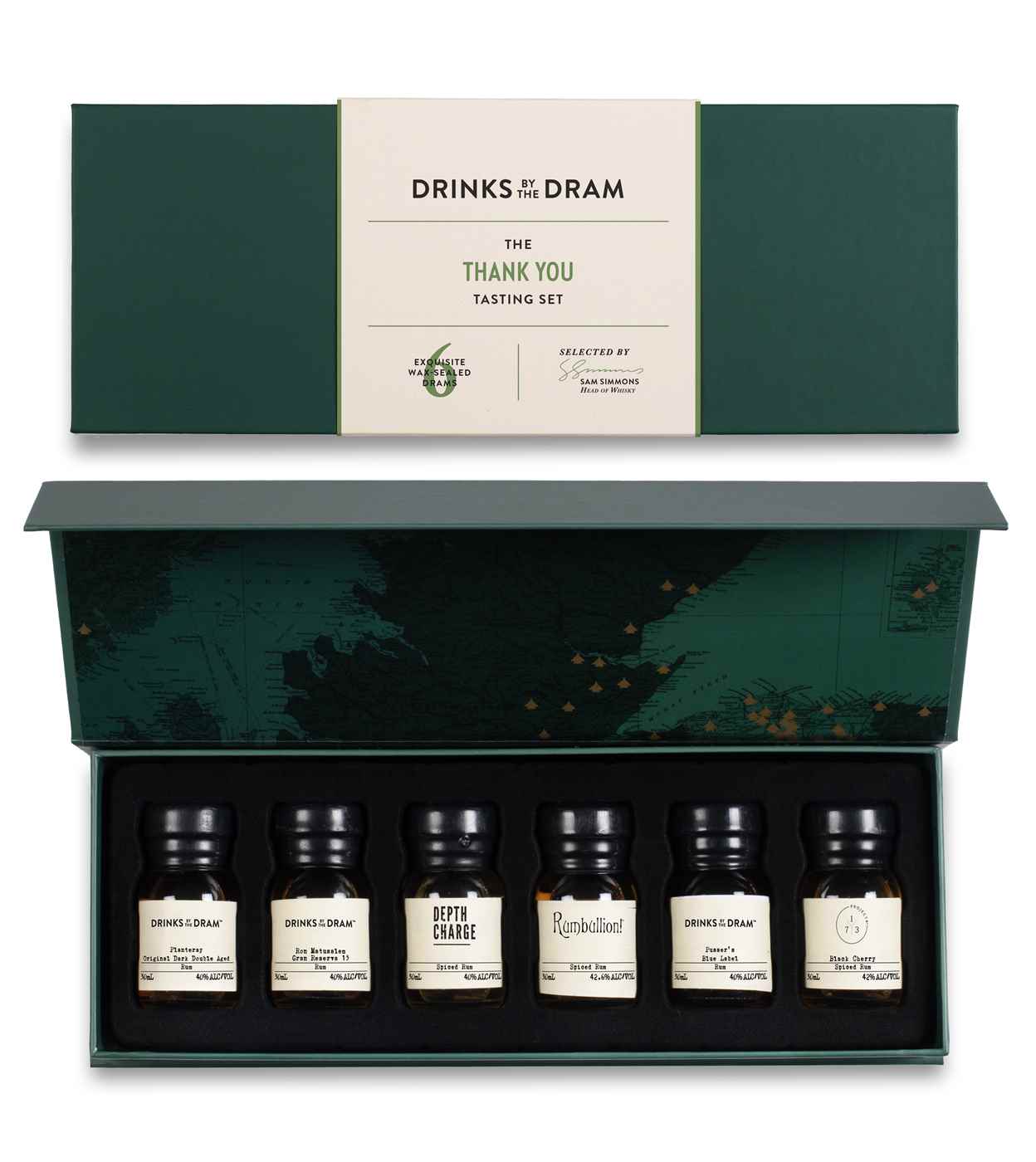 Thank You Rum Tasting Set (Green) 18cl product image