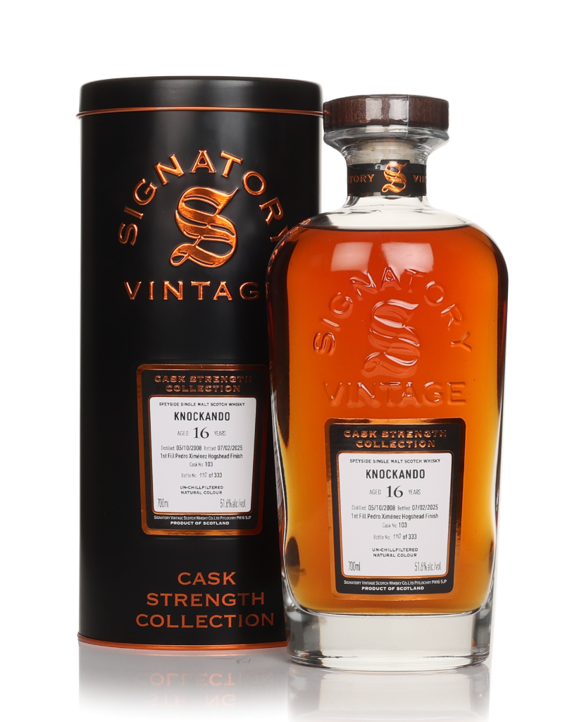 Knockando 16 Year Old 2008 (cask 103) - Cask Strength Collection (Signatory) 70cl product image