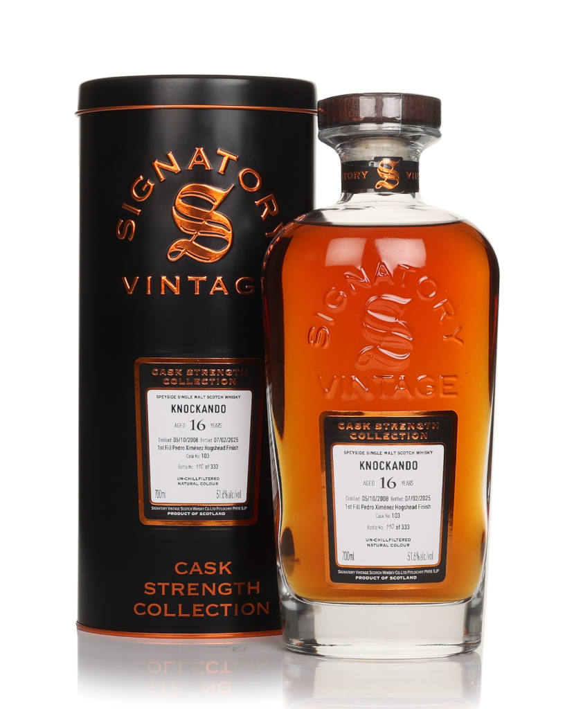 Knockando 16 Year Old 2008 (cask 103) - Cask Strength Collection (Signatory) 70cl product image