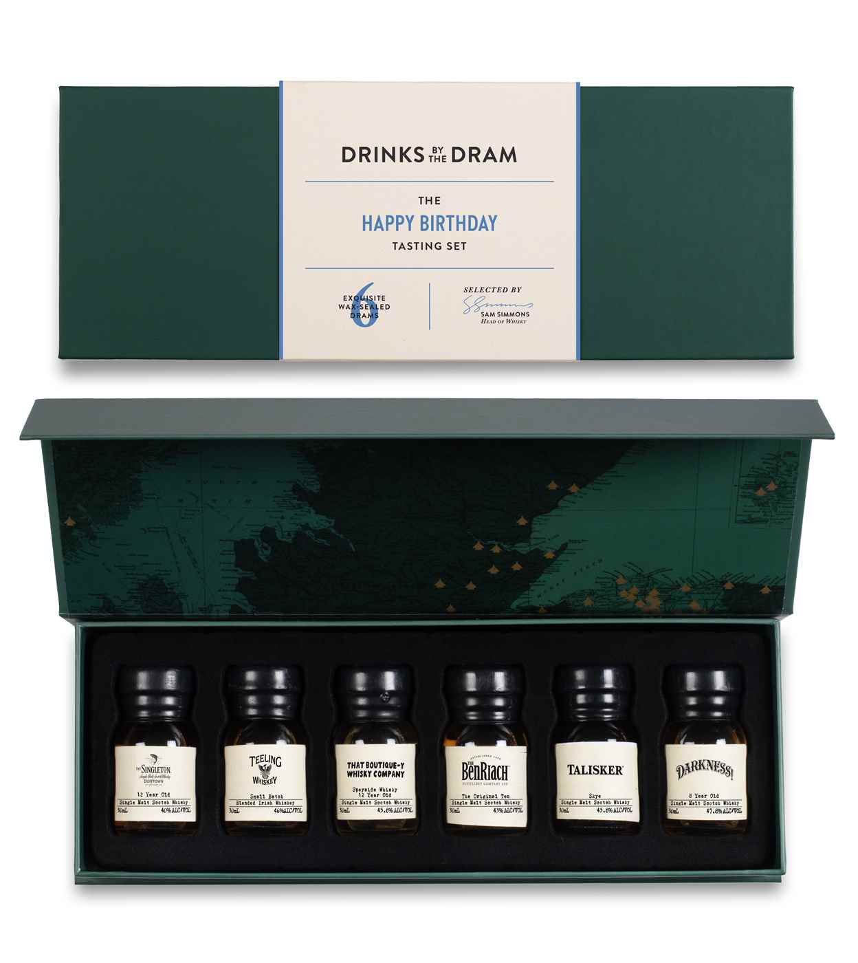 Happy Birthday Whisky Tasting Set (Green) 18cl product image
