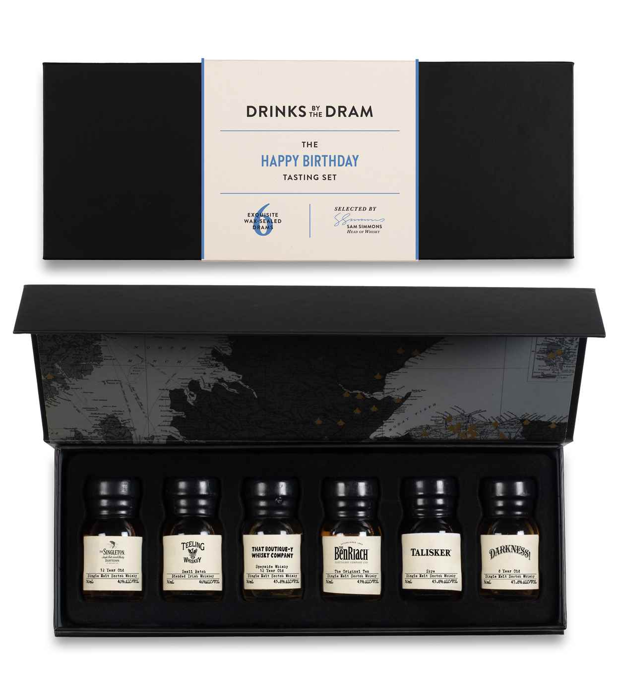 Happy Birthday Whisky Tasting Set (Black) 18cl product image