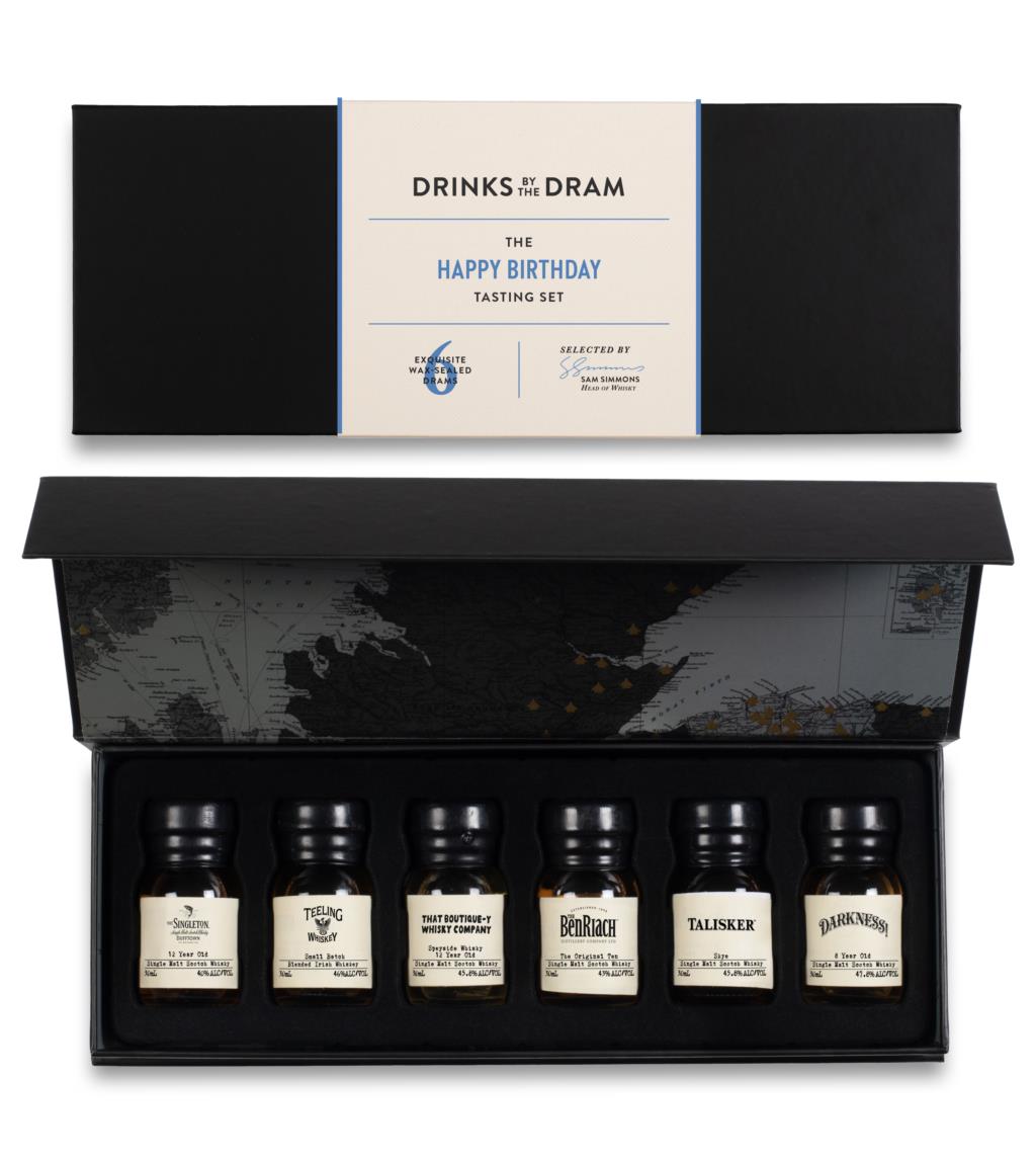 Happy Birthday Whisky Tasting Set (Black) 18cl product image