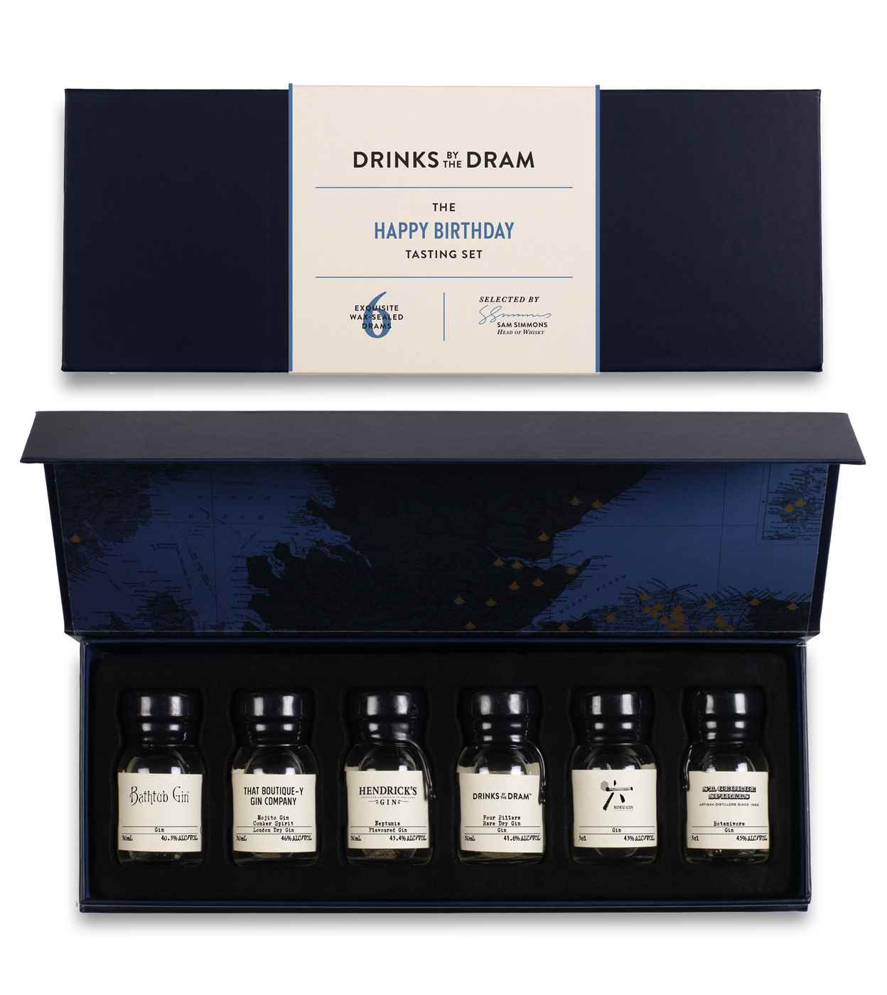 Happy Birthday Gin Tasting Set (Blue) 18cl product image