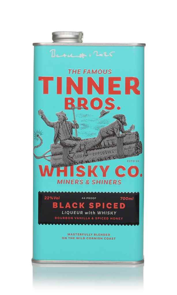 Tinner Bros. Black Spiced Whisky Liqueur 70cl product image