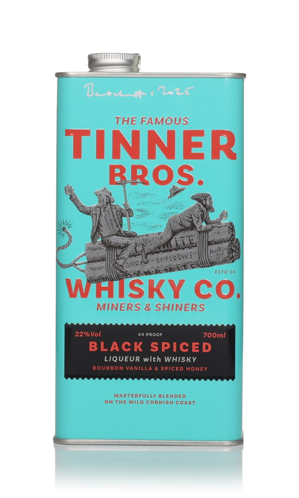 Tinner Bros. Black Spiced Whisky Liqueur 70cl product image