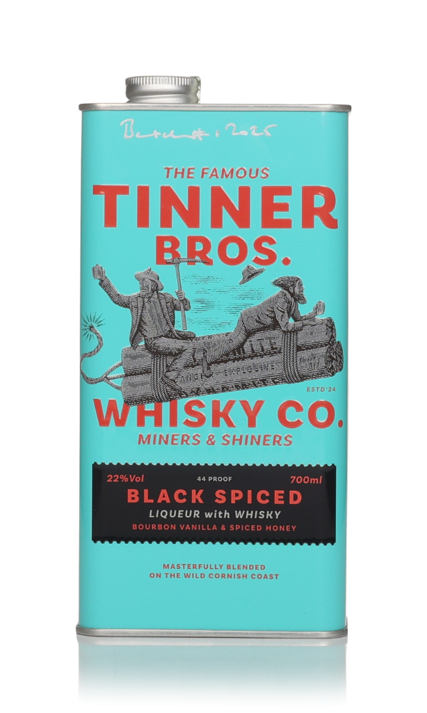 Tinner Bros. Black Spiced Whisky Liqueur 70cl product image