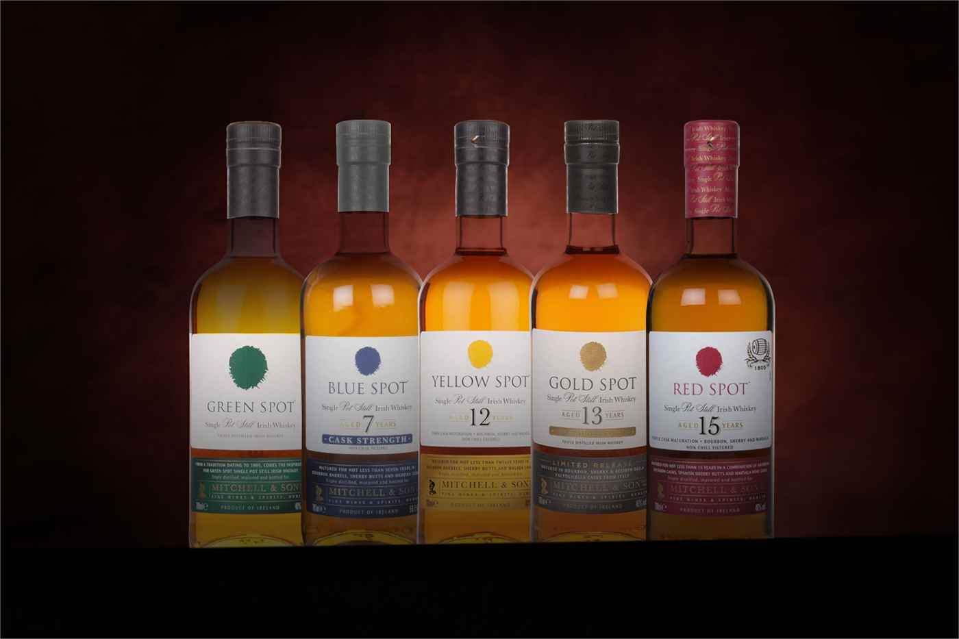*COMPETITION* Spot Single Pot Still Irish Whiskey Collection (5) Ticket 350cl product image