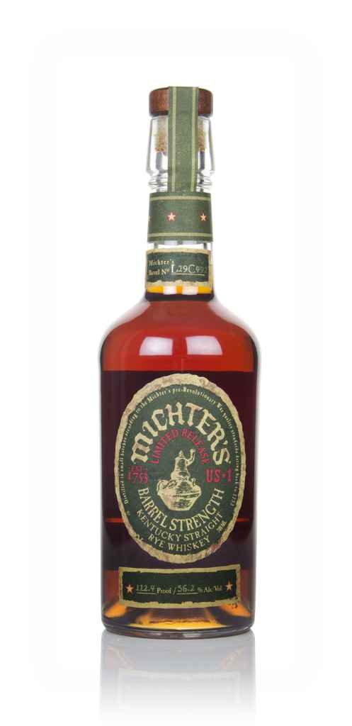 Michter's US*1 Barrel Strength Straight Rye 70cl product image