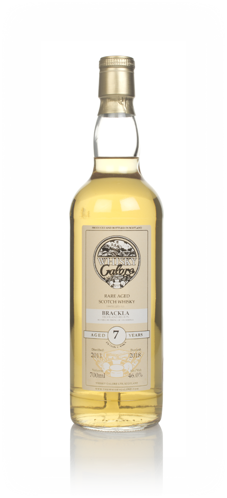 Brackla 7 Year Old 2011 - Whisky Galore 70cl product image