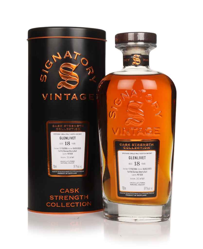 Glenlivet 18 Year Old 2006 (cask 901028) - Cask Strength Collection (Signatory) 70cl product image