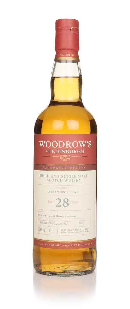 Arran 28 Year Old - Woodrow's of Edinburgh 70cl product image