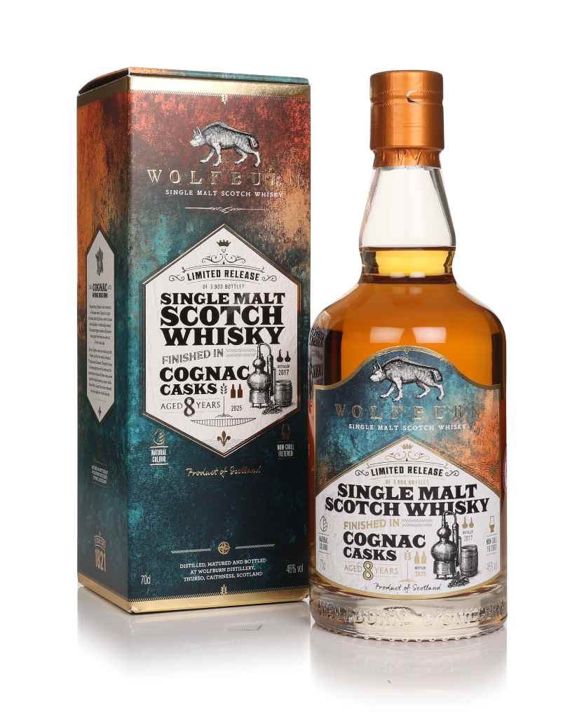 Wolfburn 8 Year Old Cognac Cask Finish 70cl product image
