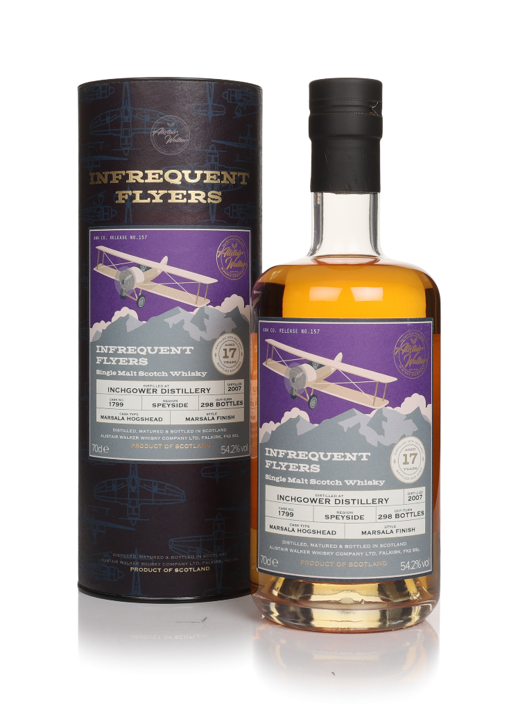 Inchgower 17 Year Old 2007 (cask 1799) - Infrequent Flyers (Alistair Walker) 70cl product image