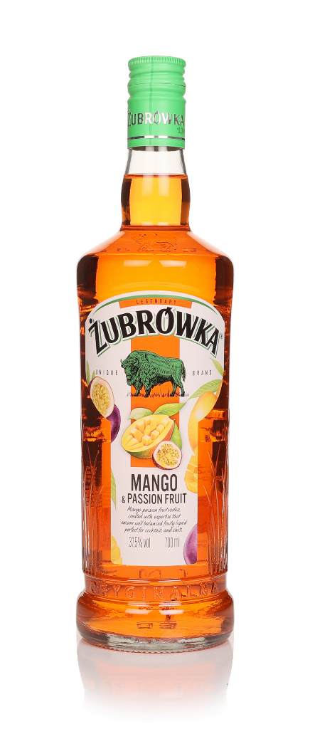 Zubrówka Mango & Passionfruit Vodka 70cl product image