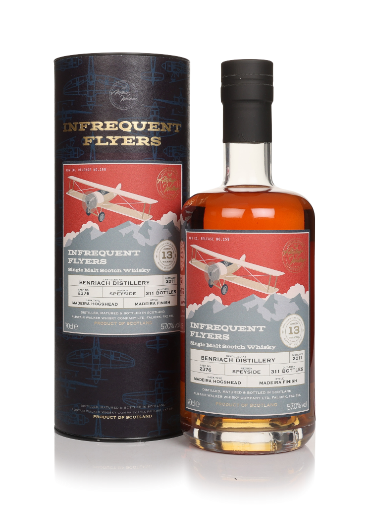 BenRiach 13 Year Old 2011 (cask 2376) - Infrequent Flyers (Alistair Walker) 70cl product image