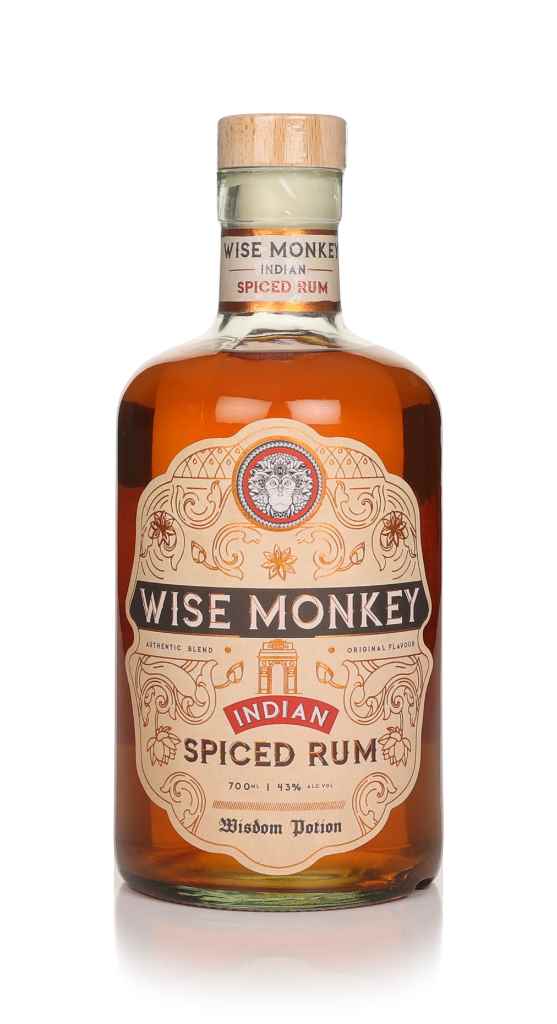 Wise Monkey Indian Spiced Rum 70cl product image